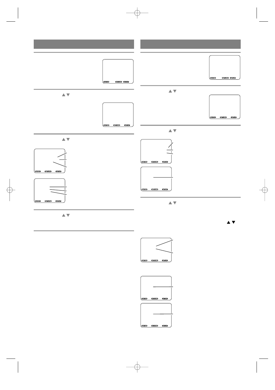 Video settings, Audio settings, 30 - en | The setup screen will appear | Sylvania SRDVC2019 User Manual | Page 30 / 44