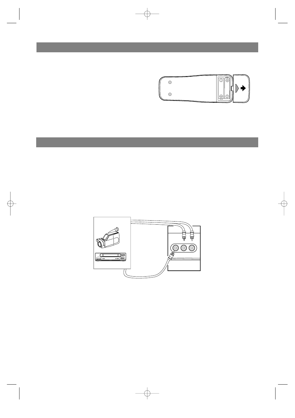 Installing the batteries, Connecting to external input jacks | Sylvania 6519DA User Manual | Page 12 / 44