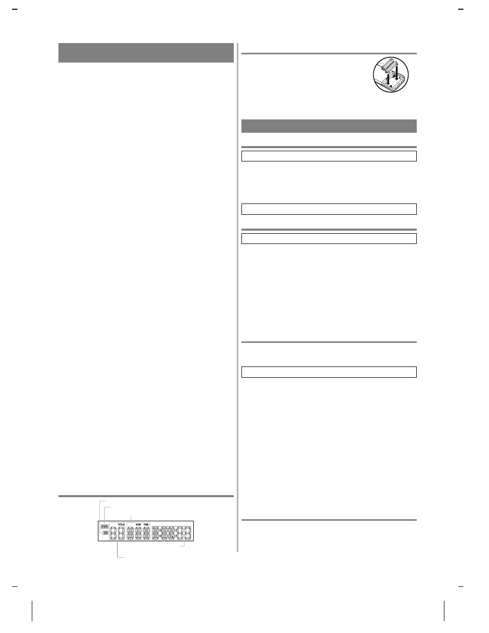 Conexiones, Visor carga de las pilas, Conexción a un televisor | Conexión a un sistema estéreo | Sylvania DVL100A User Manual | Page 32 / 40