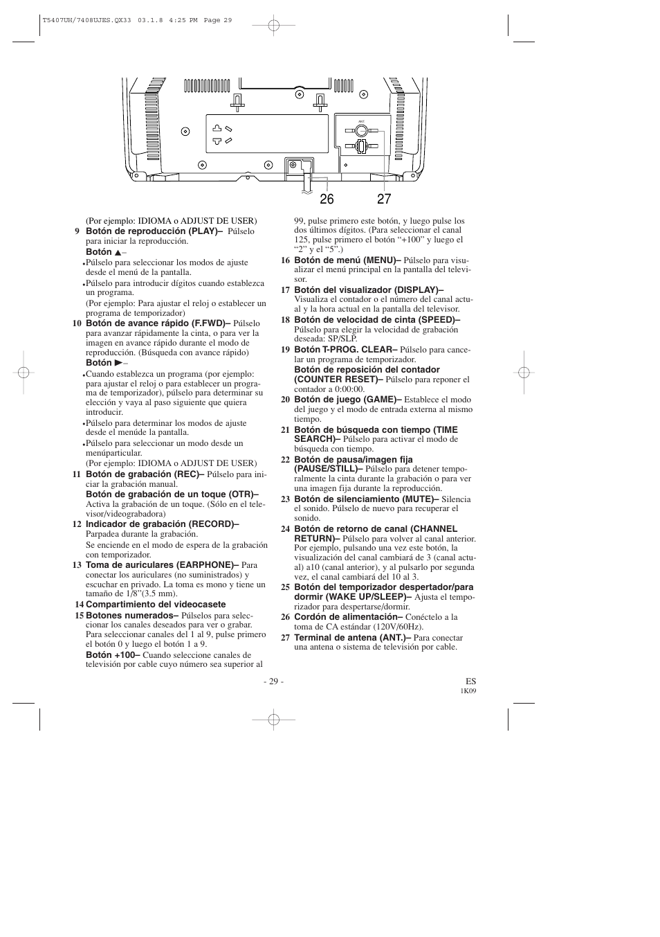 Sylvania SRC2319 User Manual | Page 29 / 32