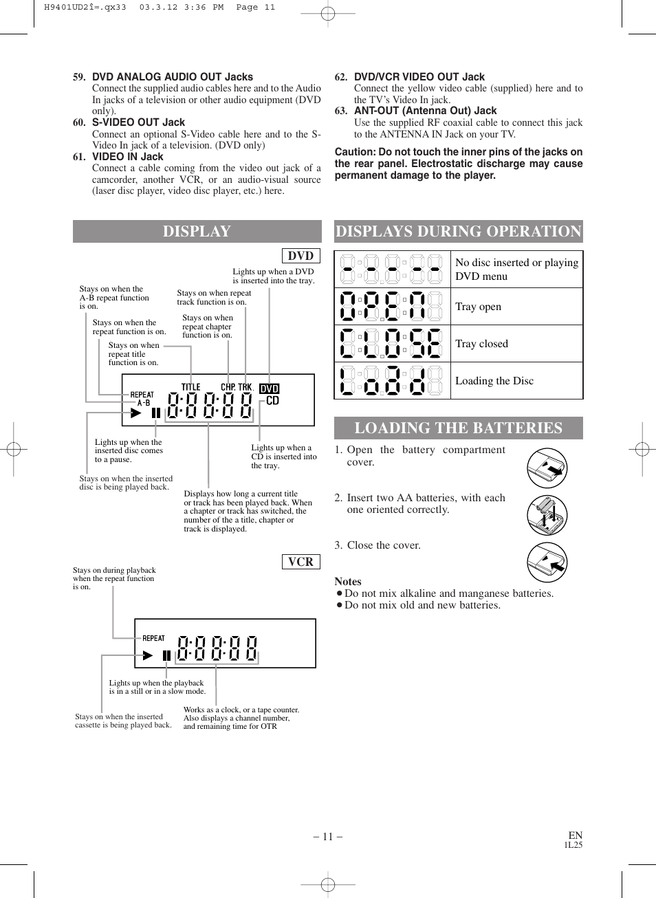Sylvania SSD803 User Manual | Page 11 / 44
