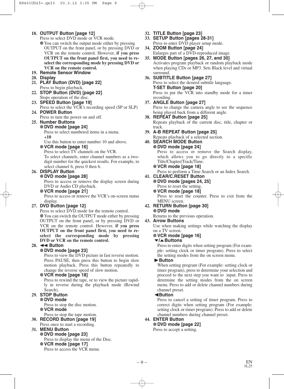 Sylvania SSD803 User Manual | Page 9 / 44