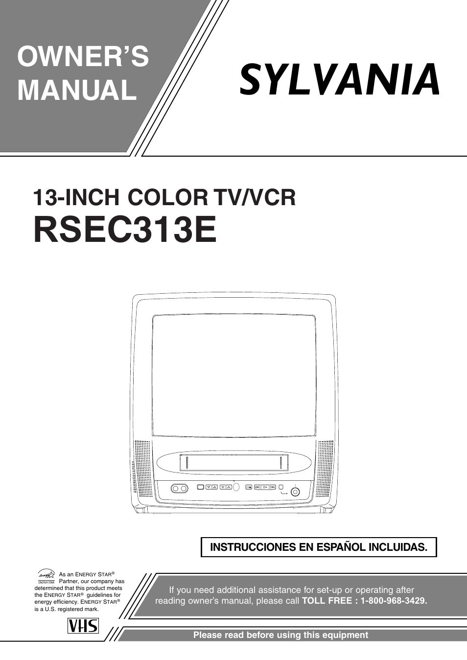 Sylvania RSEC313E User Manual | 32 pages