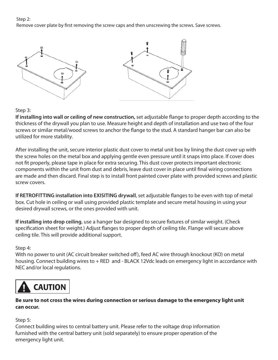 Caution | Sylvania RM36 User Manual | Page 2 / 3