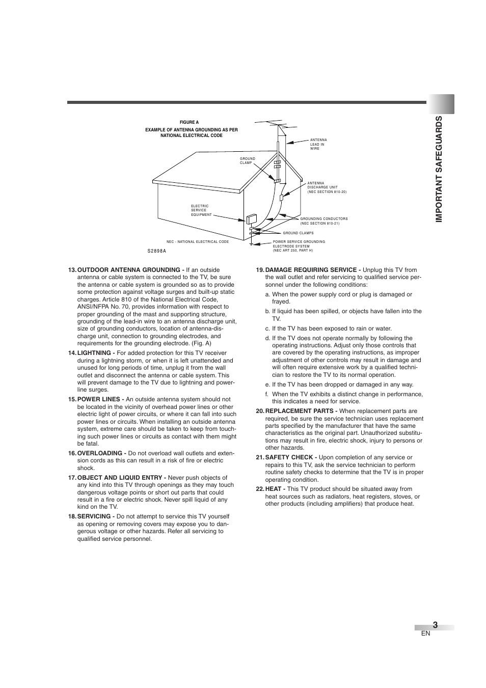 Impor t ant safegu ards | Sylvania 6727DG User Manual | Page 3 / 96