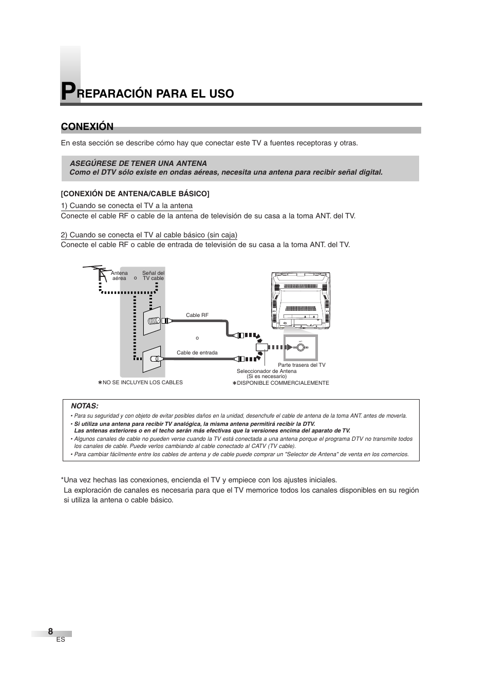 Reparación para el uso, Conexión | Sylvania 6727DG User Manual | Page 56 / 96