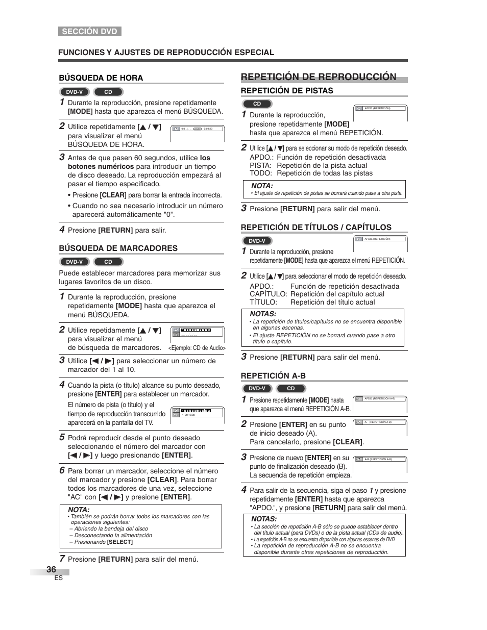 Repetición de reproducción | Sylvania 6727DG User Manual | Page 84 / 96