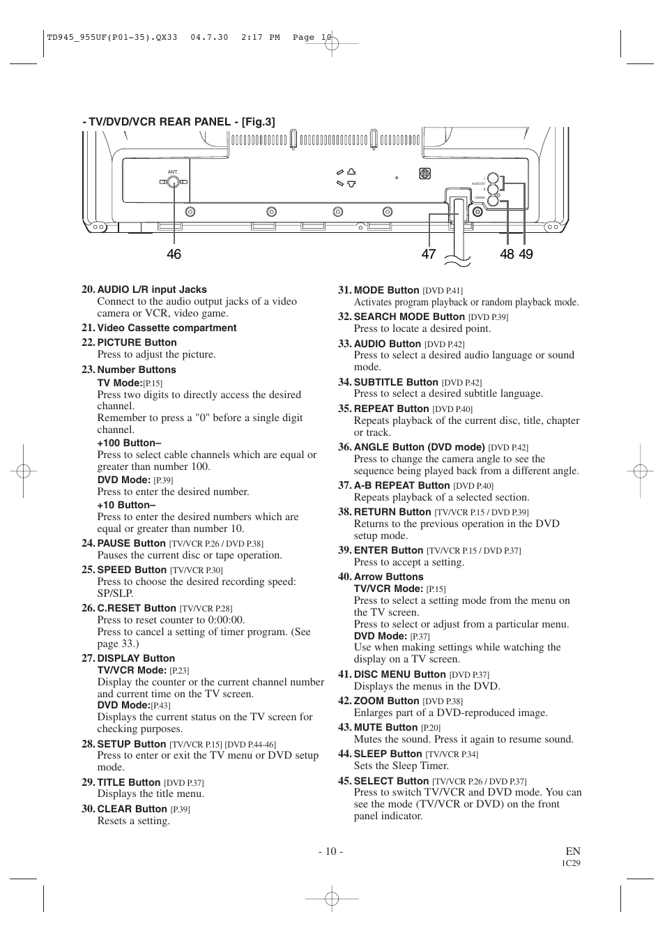 Sylvania SRCD223B User Manual | Page 10 / 56