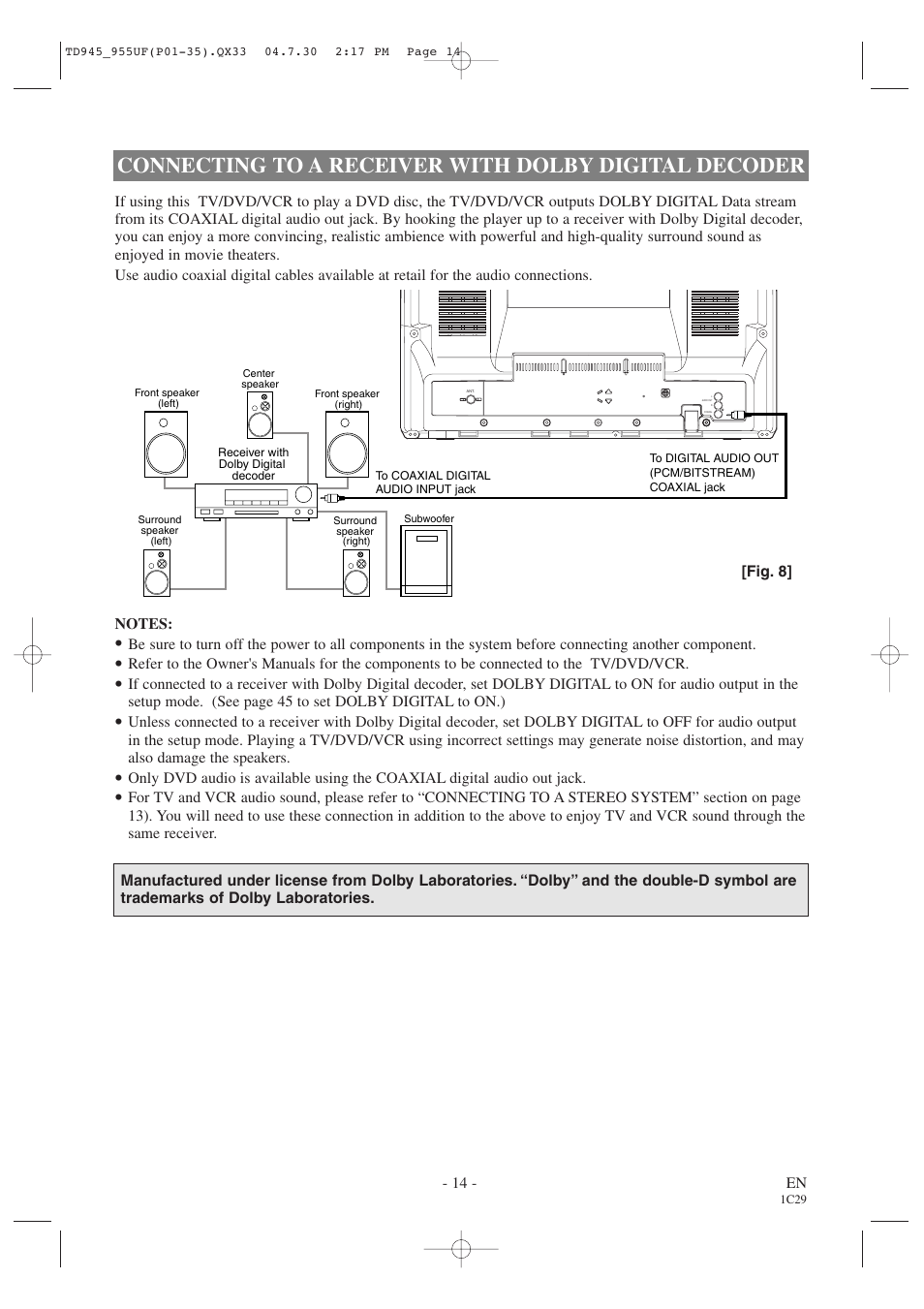 Sylvania SRCD223B User Manual | Page 14 / 56