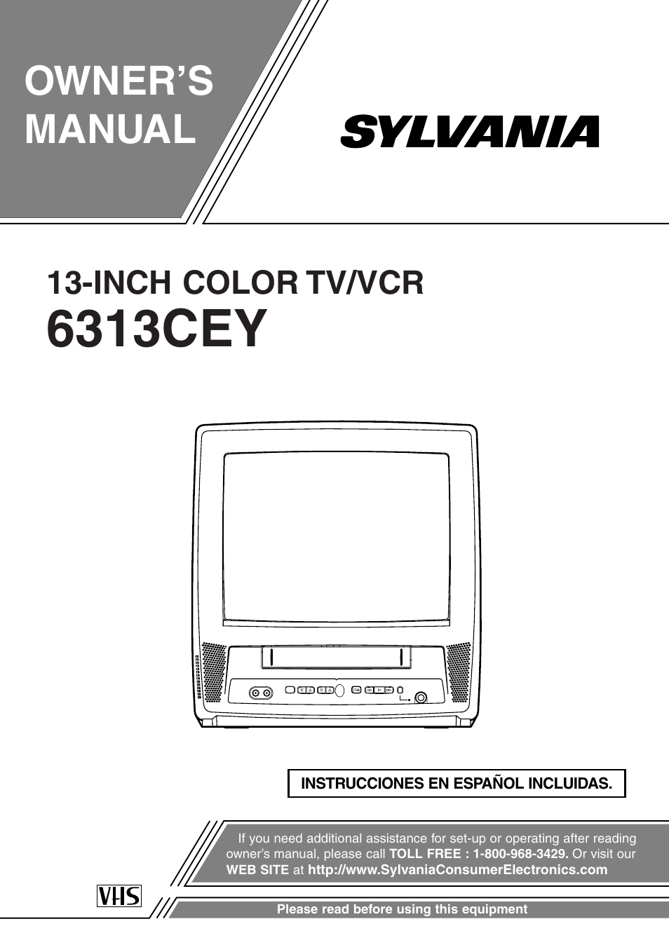 Sylvania 6313CEY User Manual | 32 pages