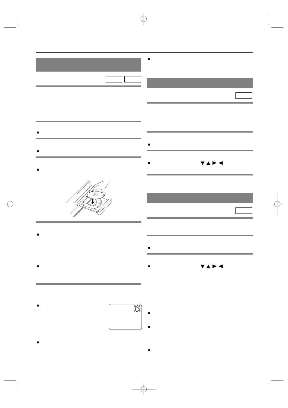 Playing a disc, Using the title menu, Playing a dvd video or an audio cd | Using the dvd menus | Sylvania 6719DB User Manual | Page 37 / 64