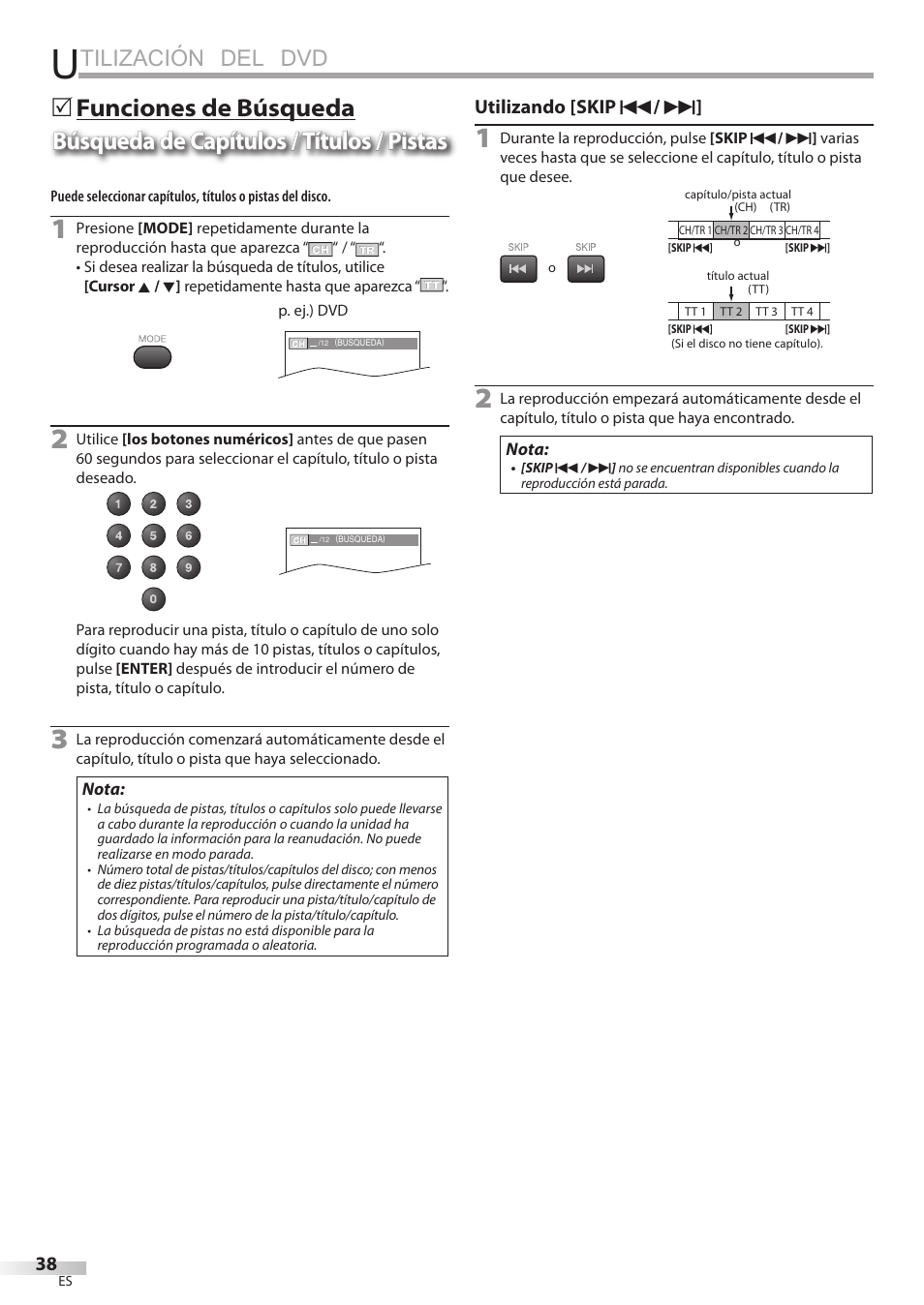 Tilización del dvd | Sylvania LD195SSX User Manual | Page 146 / 162