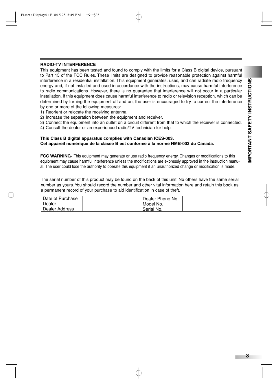 Sylvania SRPD442 User Manual | Page 3 / 32
