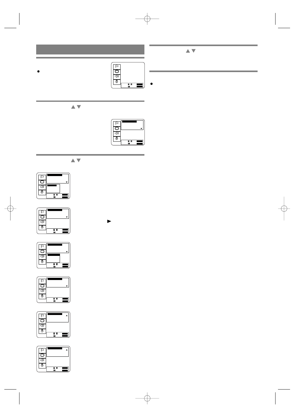 Display settings, The setup screen will appear, Press the | Press the setup button, 9f21 | Sylvania DVL100B User Manual | Page 22 / 32