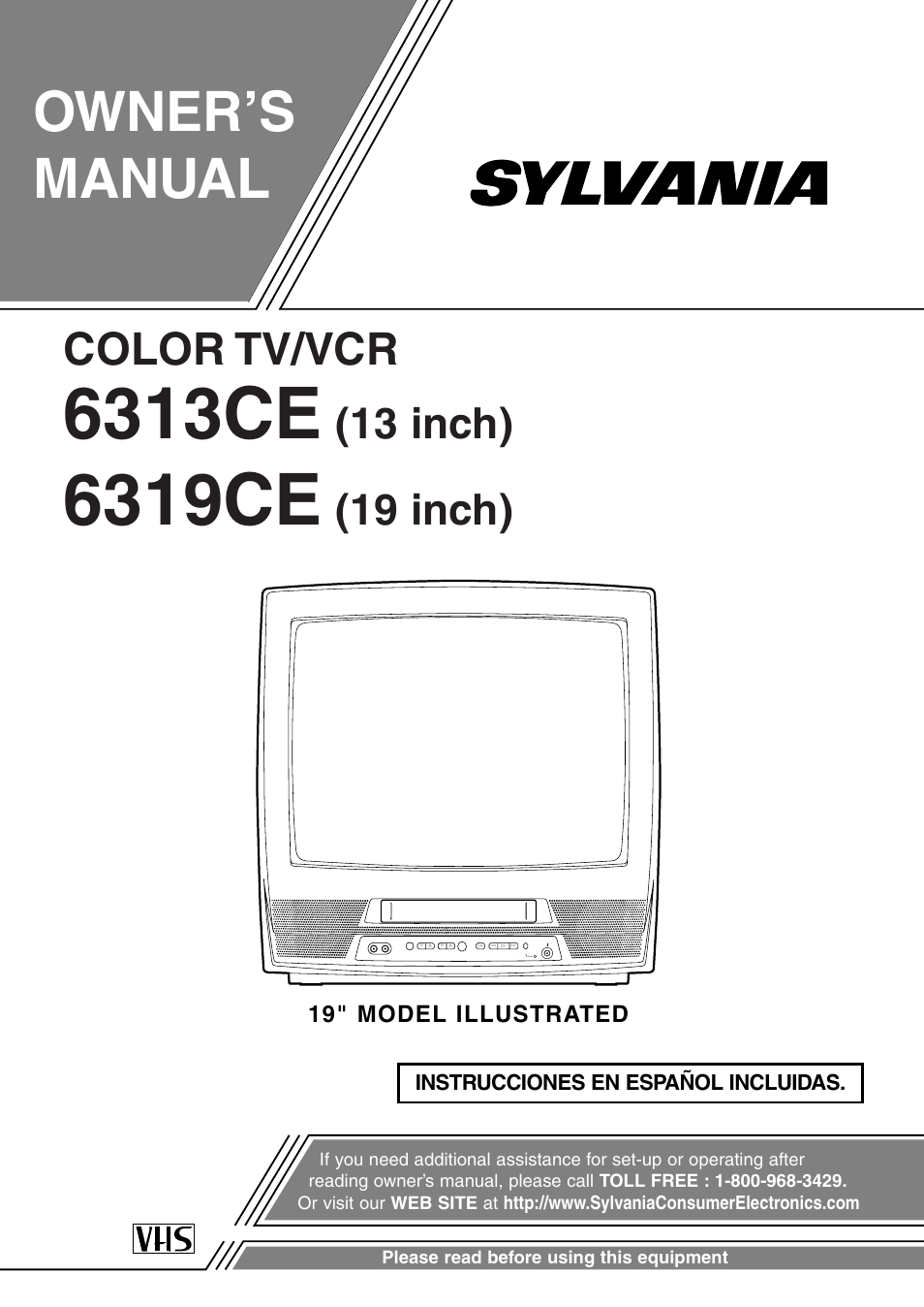 Sylvania 6313CE User Manual | 32 pages
