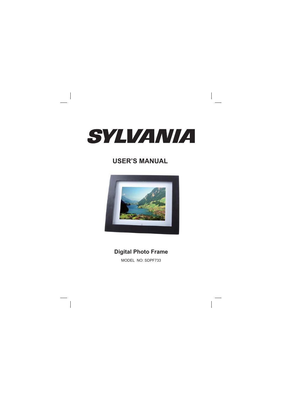 Sylvania SDPF733 User Manual | 9 pages