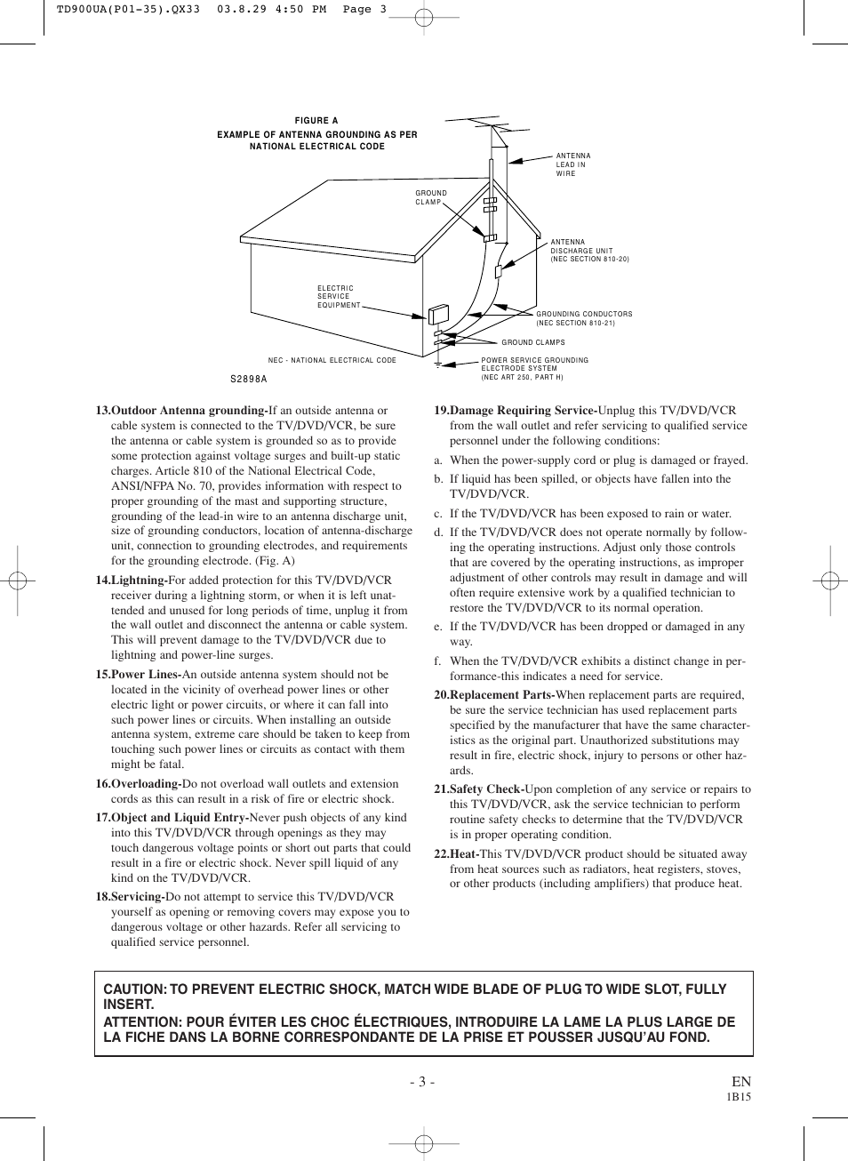 3 - en | Sylvania 6720FDD User Manual | Page 3 / 56