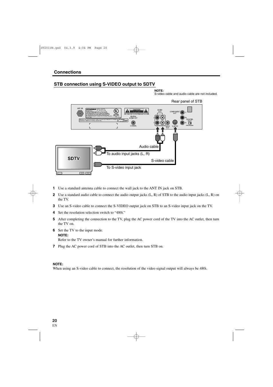 Sylvania 6900DTD User Manual | Page 20 / 96