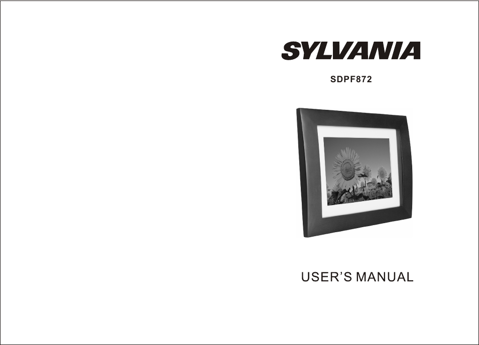 Sylvania SDPF872 User Manual | 5 pages