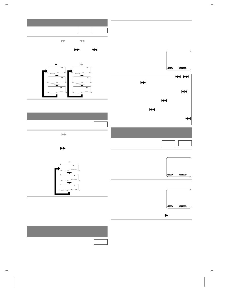 Fast forward/reverse, Slow motion, Starting from a desired track | Starting from a desired time count | Sylvania DVL1000 User Manual | Page 15 / 40