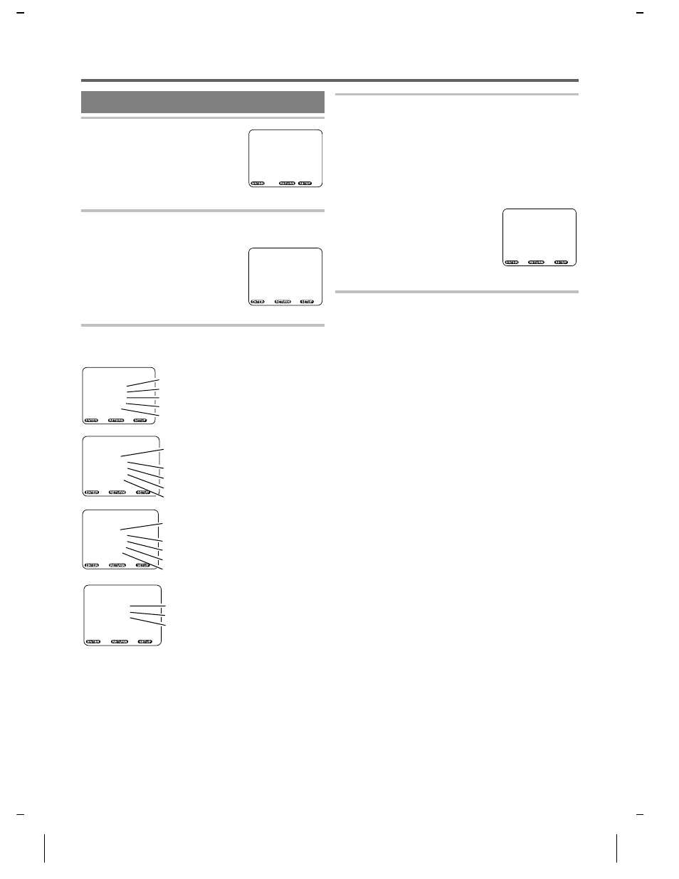 Changing the setup items, Language settings, The setup screen appears | Sylvania DVL1000 User Manual | Page 21 / 40
