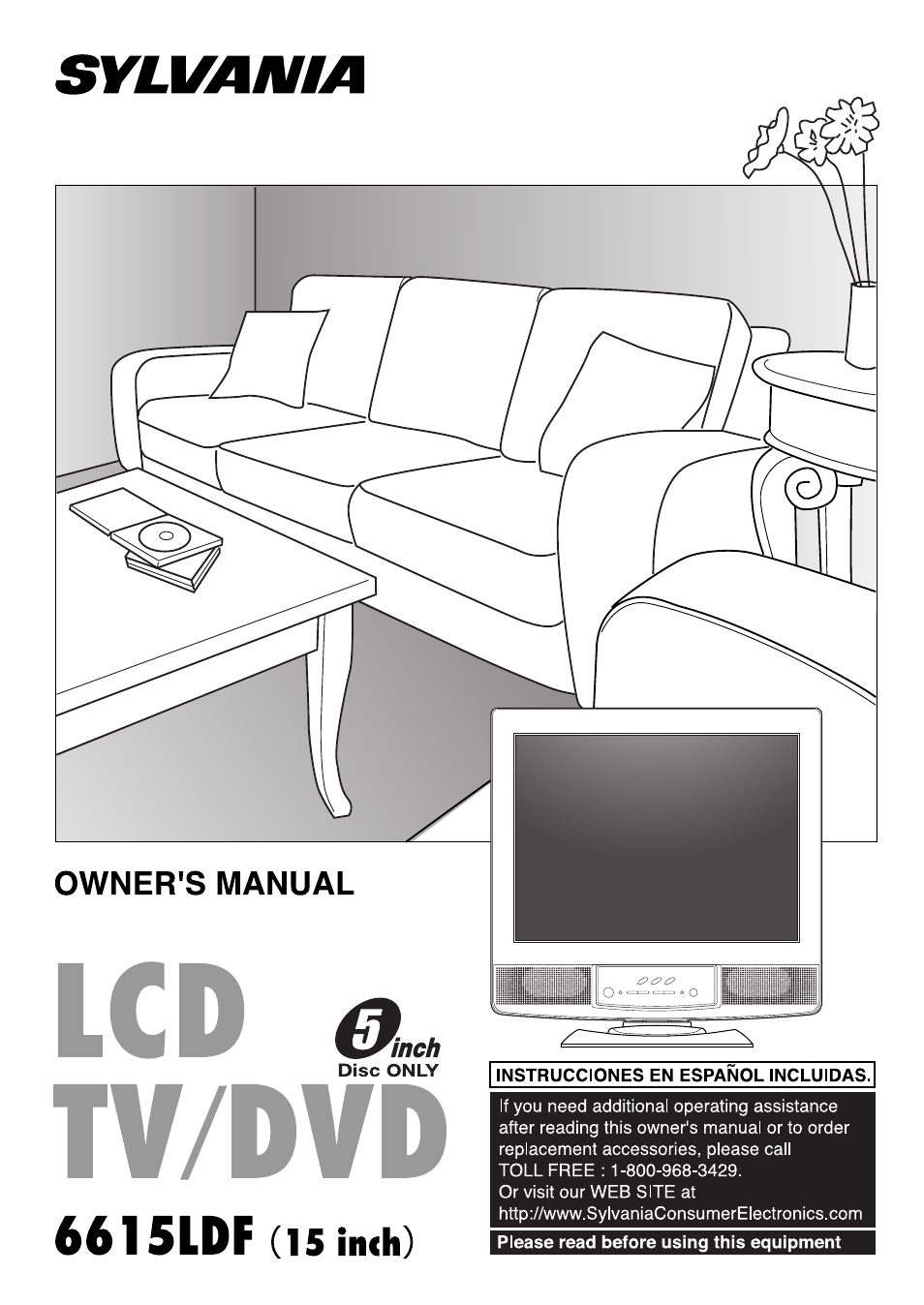 Sylvania 6615LDF User Manual | 48 pages