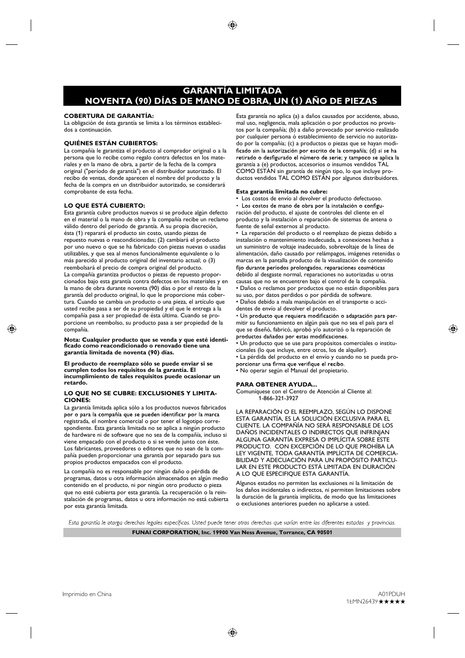 Sylvania A01PDUH User Manual | Page 120 / 120
