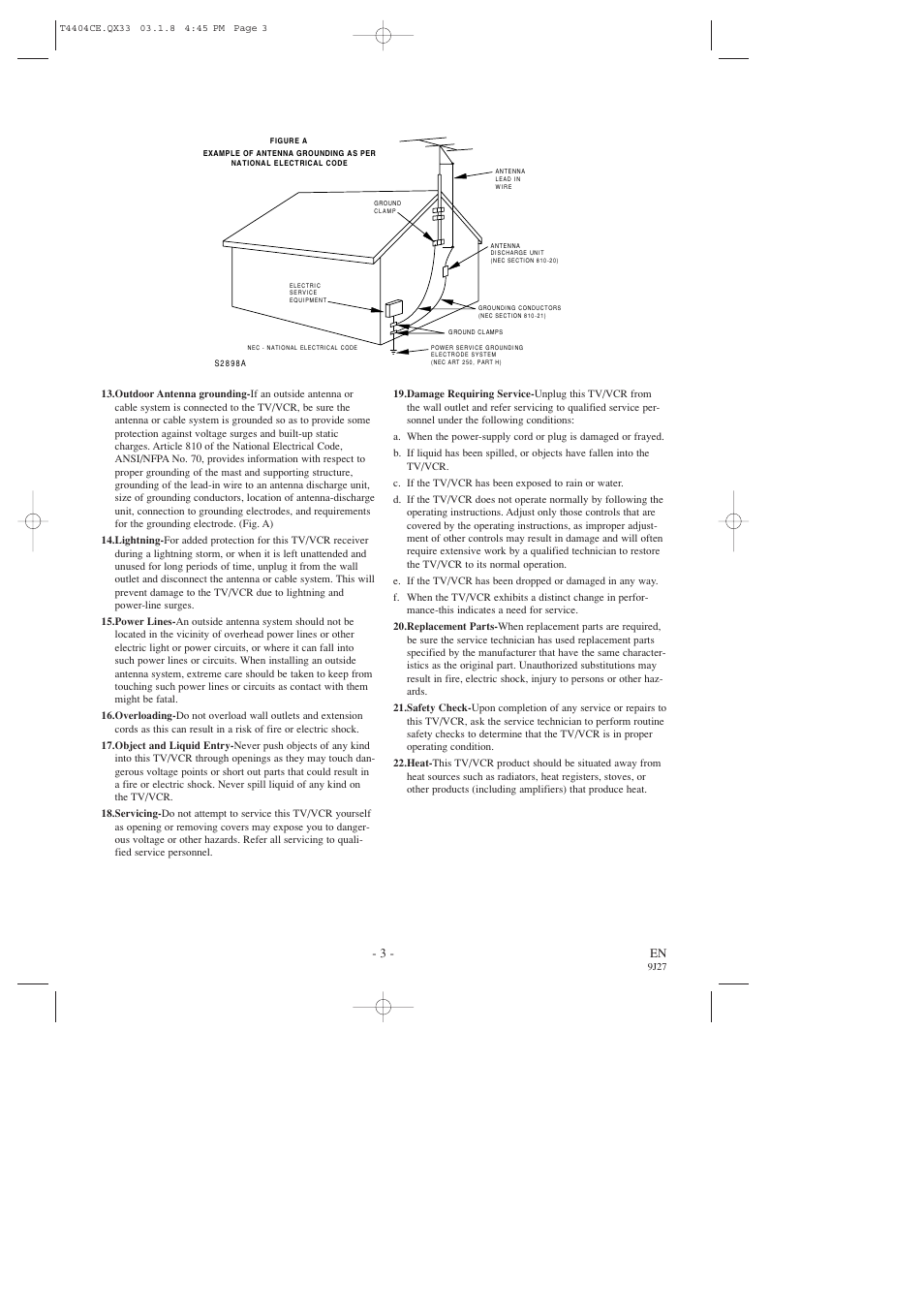 3 - en | Sylvania C6309CD User Manual | Page 3 / 30