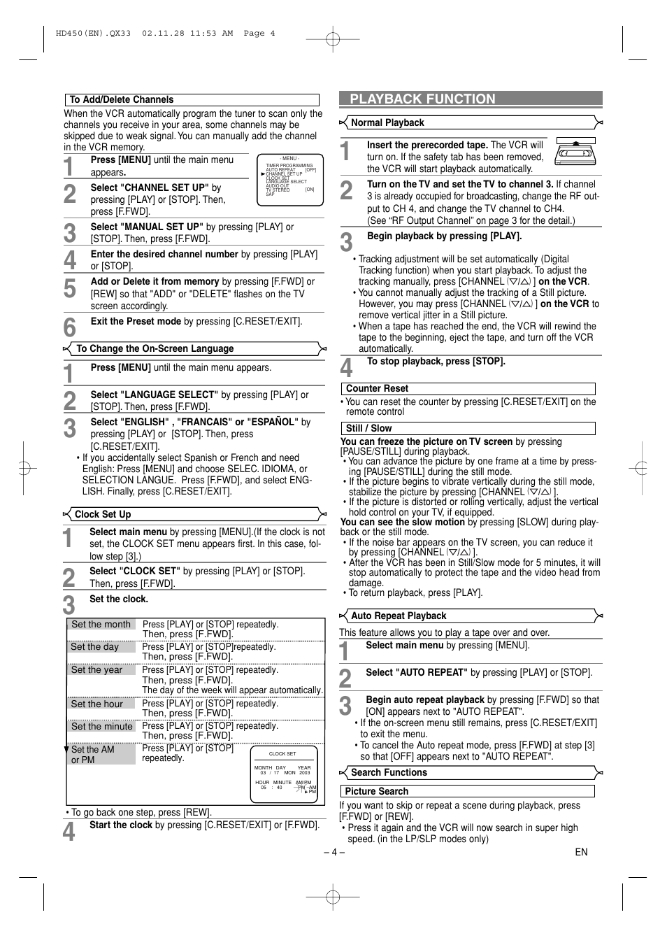 Sylvania C6260VD User Manual | Page 4 / 9