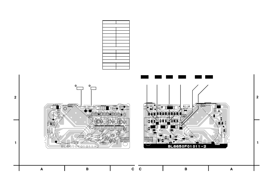 Crt cba top view crt cba bottom view | Sylvania SRT2232X User Manual | Page 36 / 56