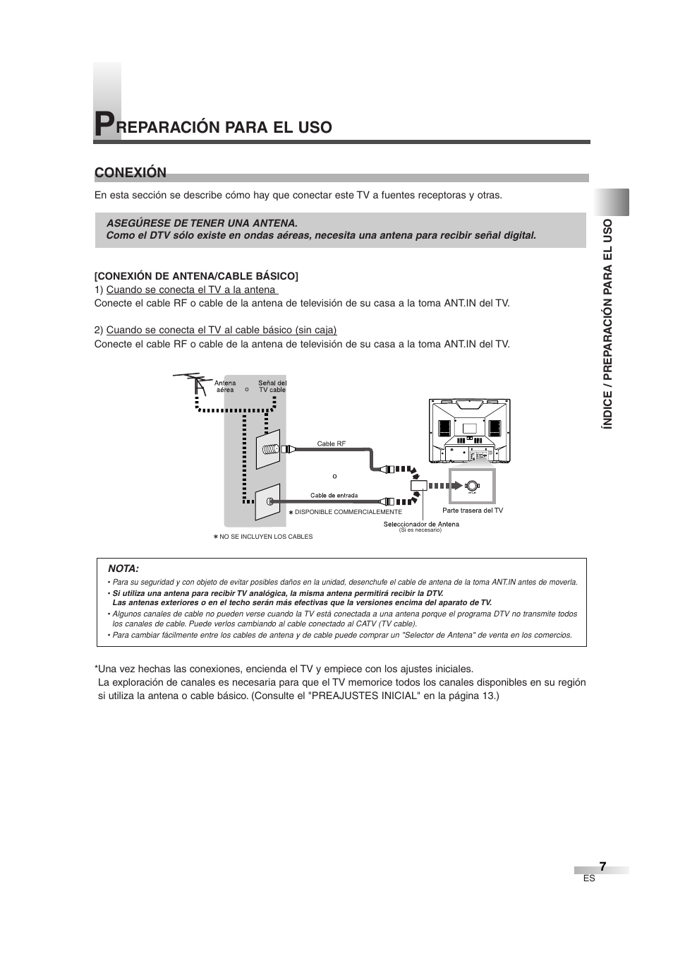 Reparación para el uso, Conexión | Sylvania SSGF4276 User Manual | Page 45 / 76