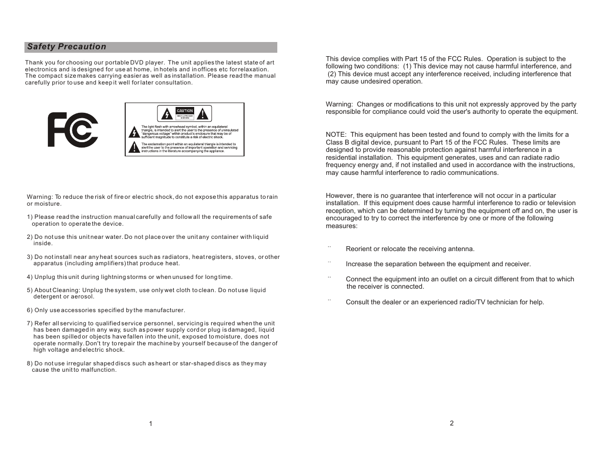 Sylvania SDVD9004 User Manual | Page 3 / 12