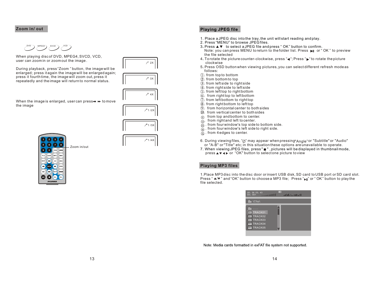 Sylvania SDVD9004 User Manual | Page 9 / 12