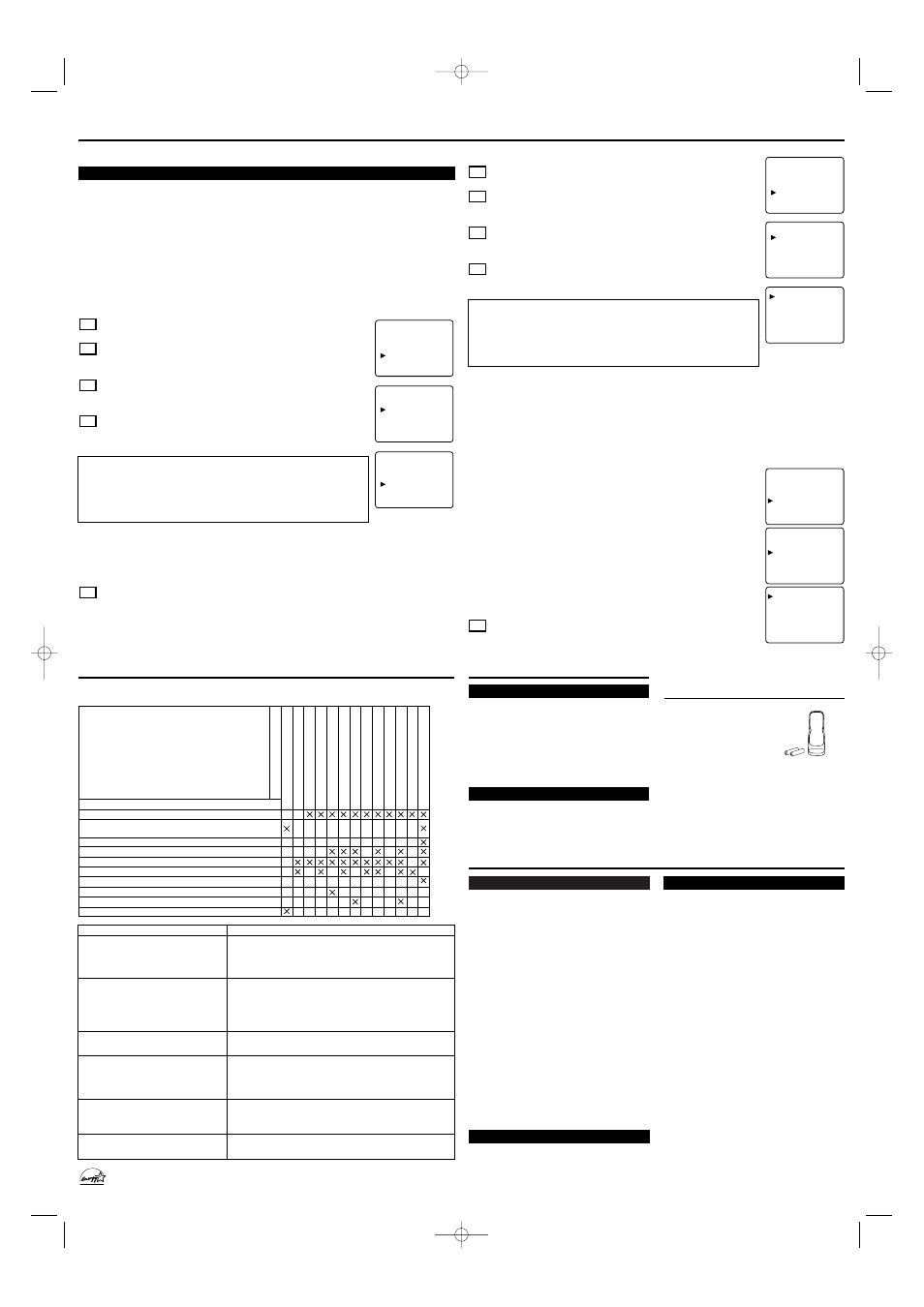 Specifications operations (continued), Maintenance, Supplied accessories troubleshooting guide | Sylvania 6419TBF User Manual | Page 4 / 8