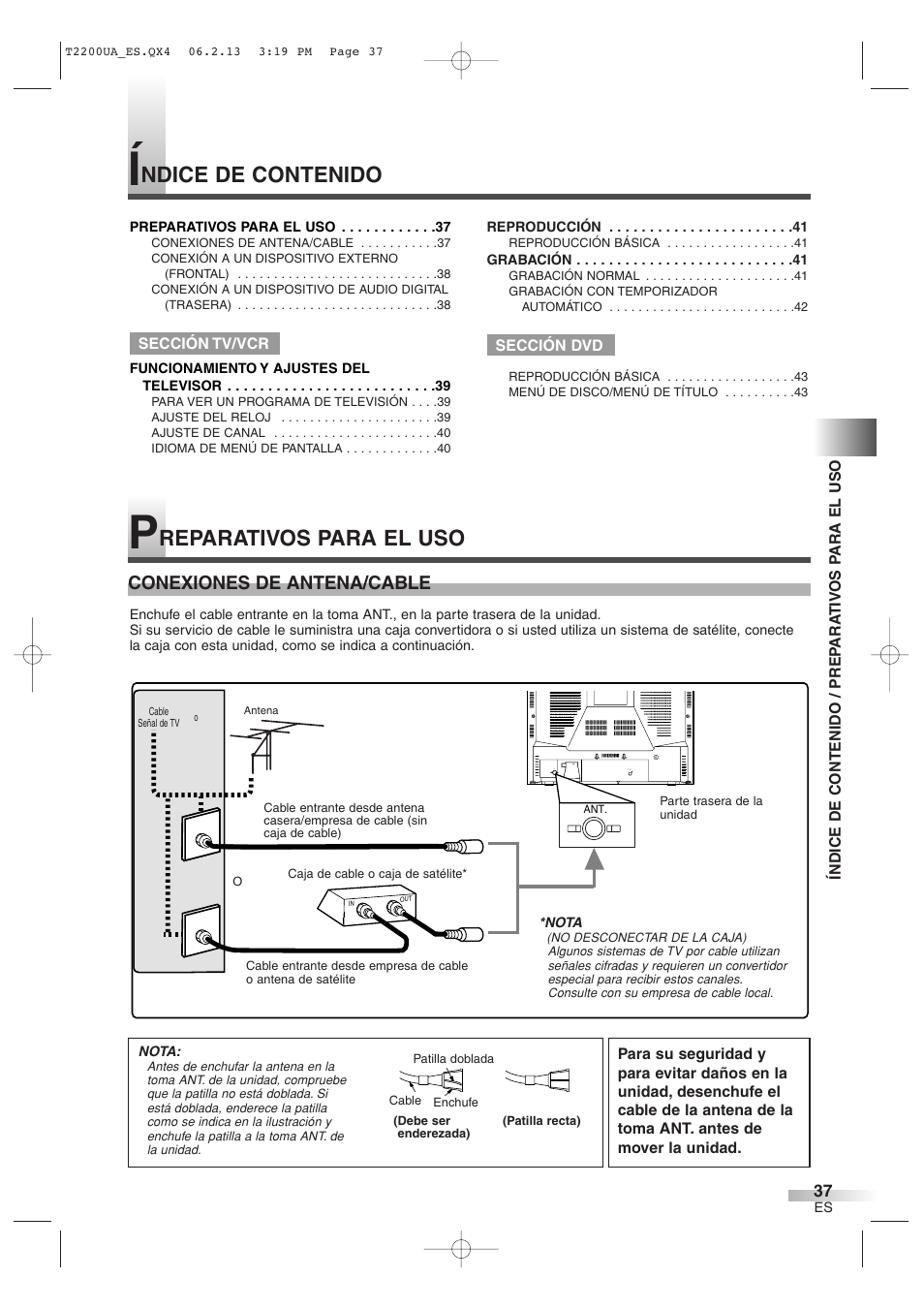 Sylvania 6724DG User Manual | Page 37 / 44