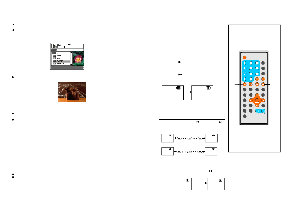 Jpeg cd, Skip t o next /previous picture, Rotating pictures | Sylvania SDVD7045 User Manual | Page 15 / 16