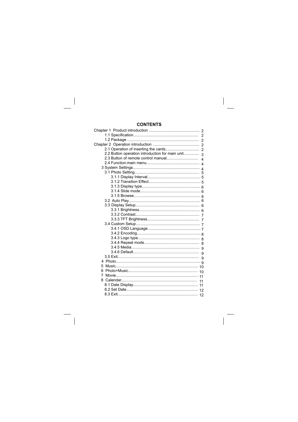 Sylvania SDPF1033 User Manual | Page 2 / 22