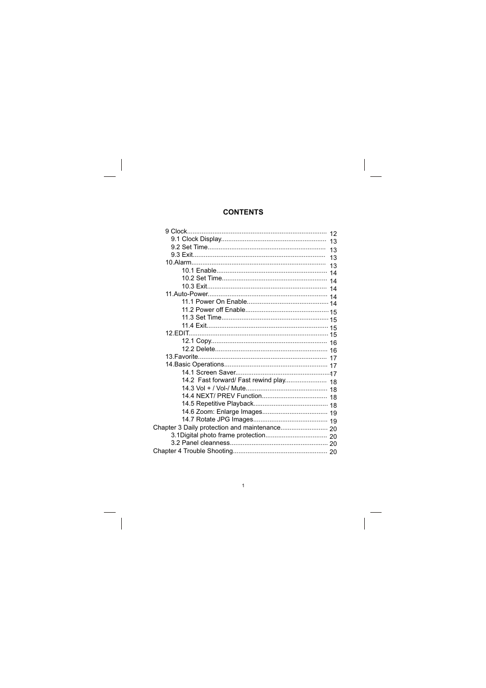 Sylvania SDPF1033 User Manual | Page 3 / 22