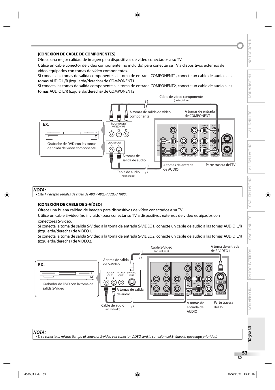 Ex. nota | Sylvania LC370SS8 M2 User Manual | Page 53 / 60