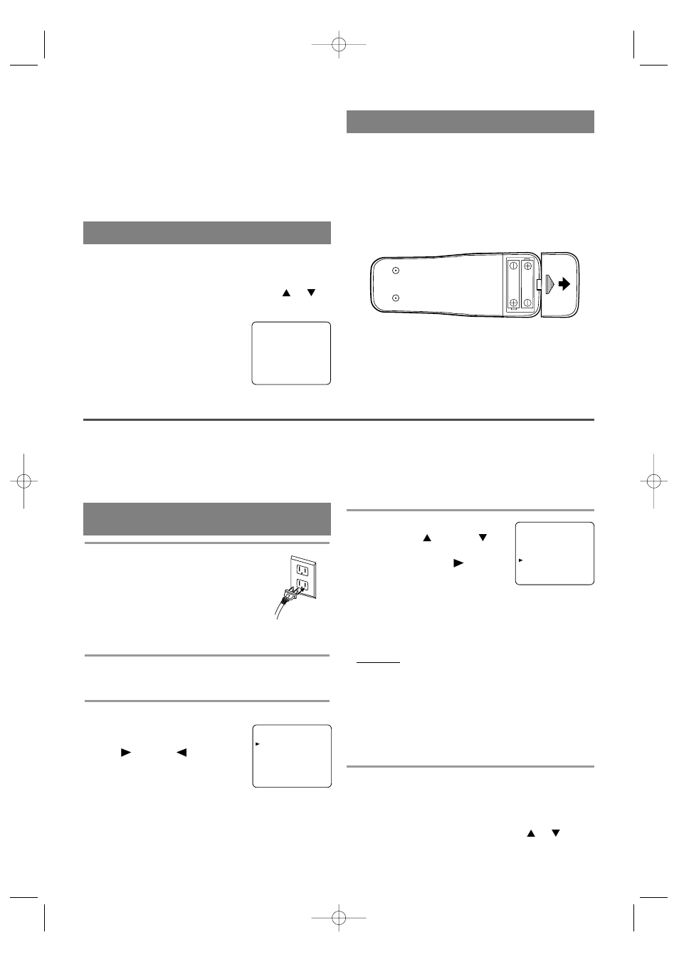 Set up for use, Installing the batteries, Channel set up for the first time | External input mode | Sylvania 6313CB User Manual | Page 10 / 32