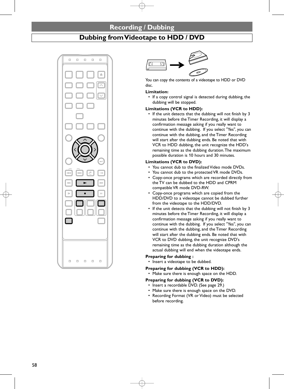 Sylvania HDRV200F User Manual | Page 66 / 156