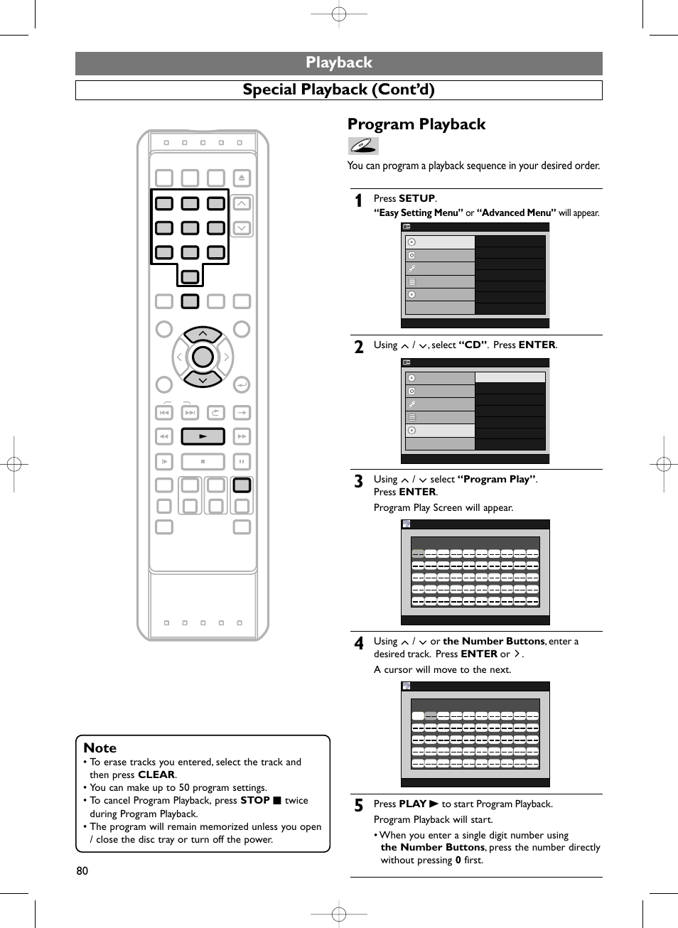 Using / , select “cd” . press enter | Sylvania HDRV200F User Manual | Page 88 / 156
