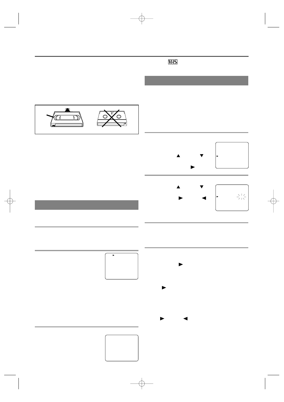 Playback, Normal playback, Auto repeat playback | Precautions, Inserting a cassette | Sylvania SRC2109D User Manual | Page 16 / 32
