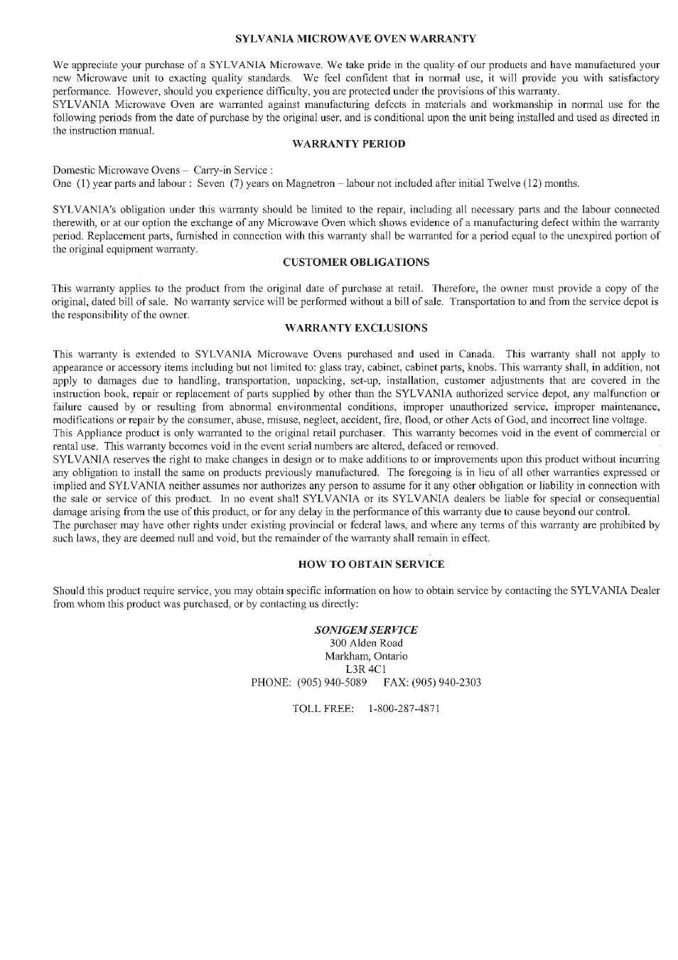 Sylvania SM81015 User Manual | Page 3 / 25