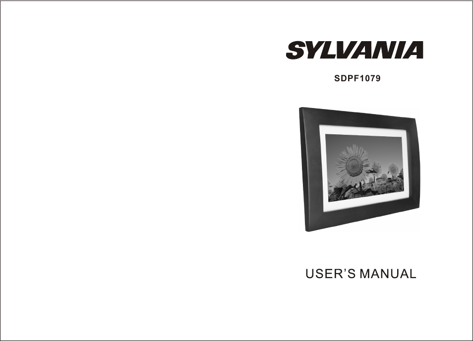 Sylvania SDPF1079 User Manual | 5 pages