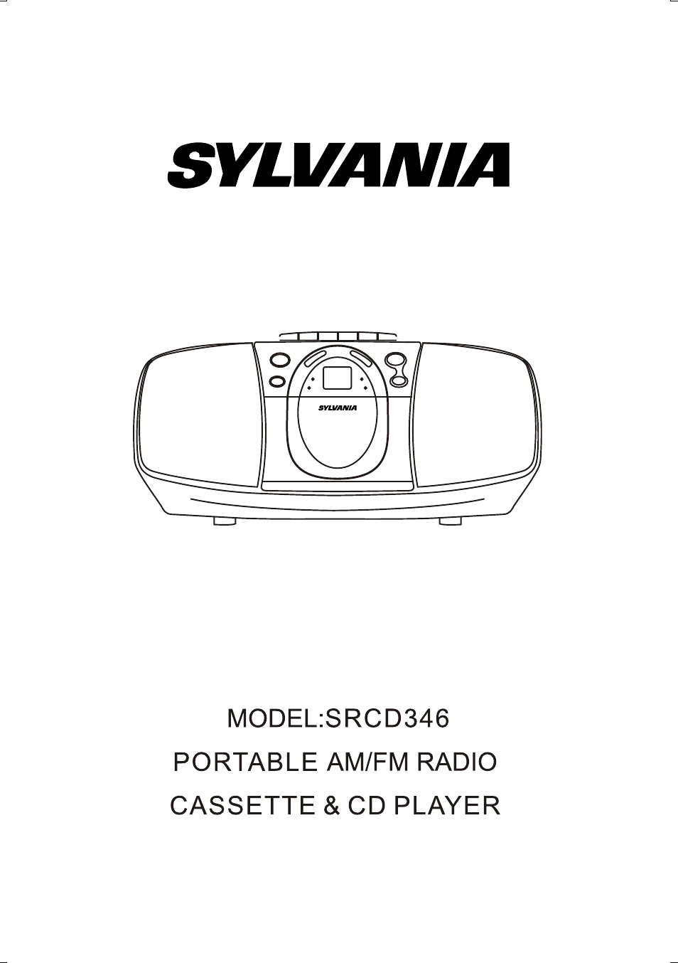 Sylvania SRCD348 User Manual | 10 pages