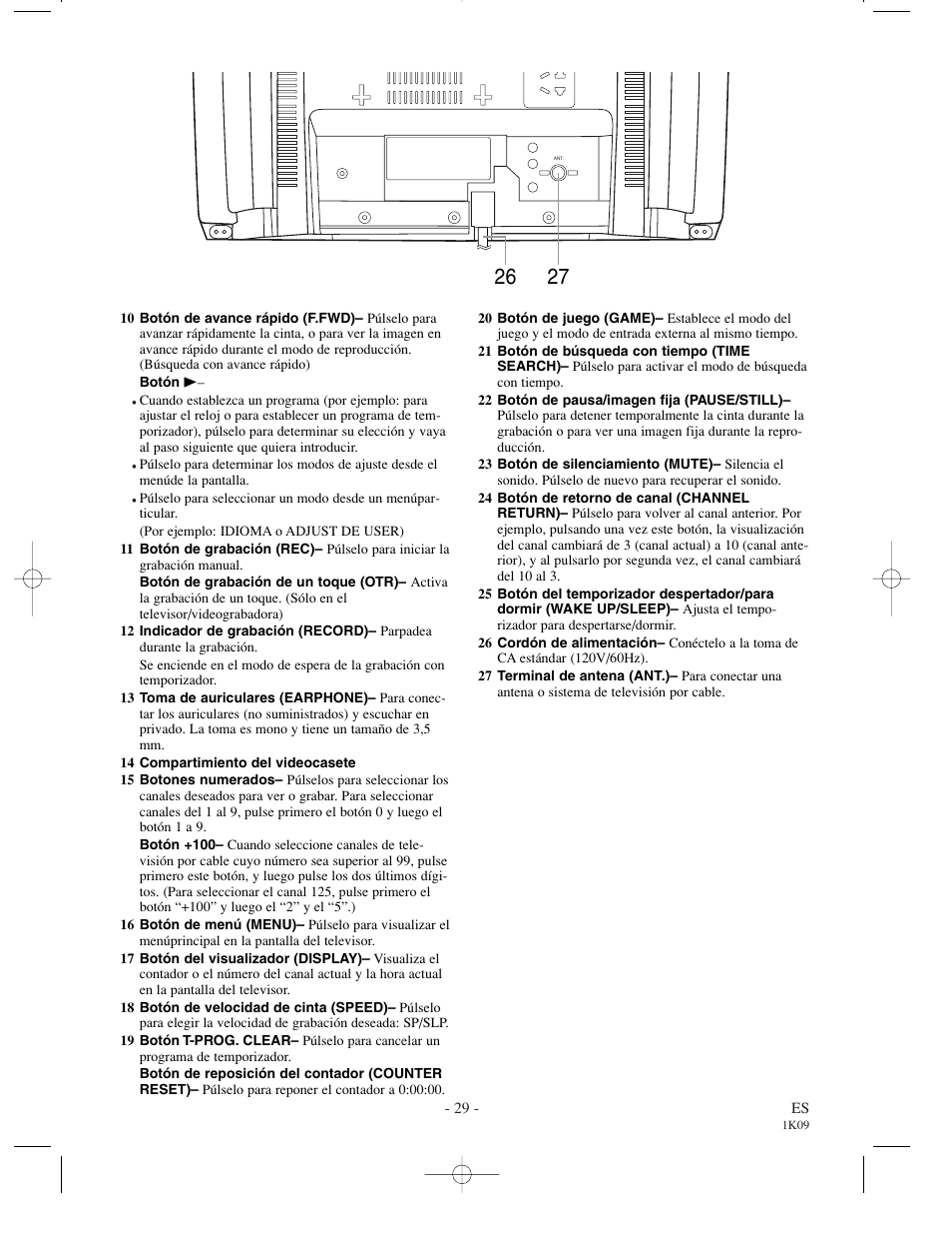 Sylvania SRC2213 User Manual | Page 29 / 32