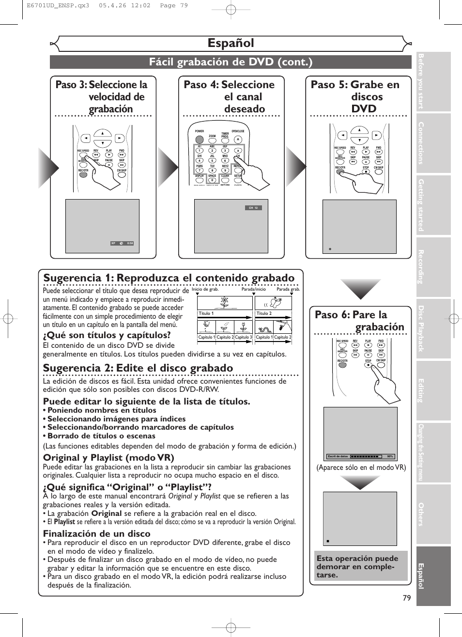 Sylvania DVR95DF User Manual | Page 81 / 82