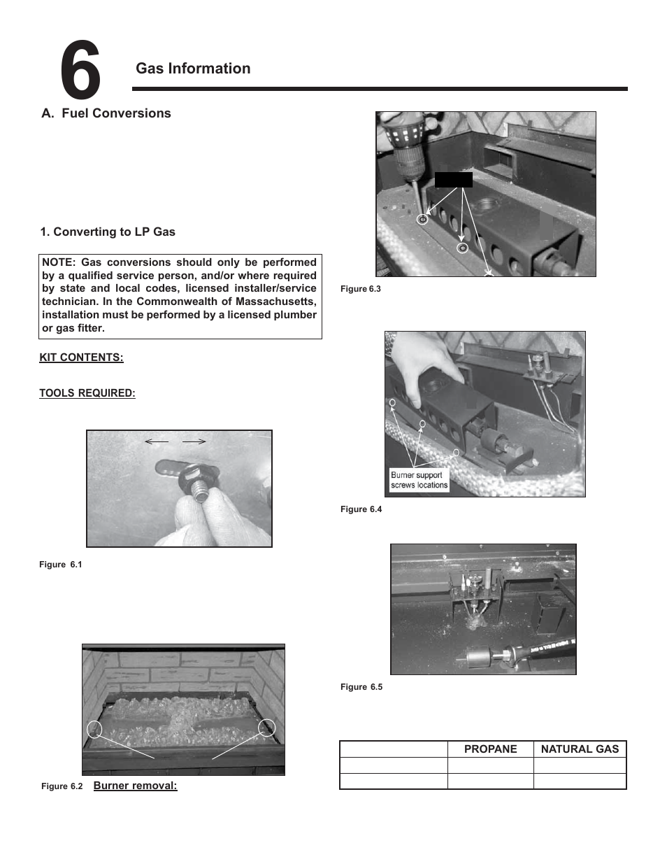 Gas information | OmniTek TOPAZ 839-1340 User Manual | Page 23 / 56