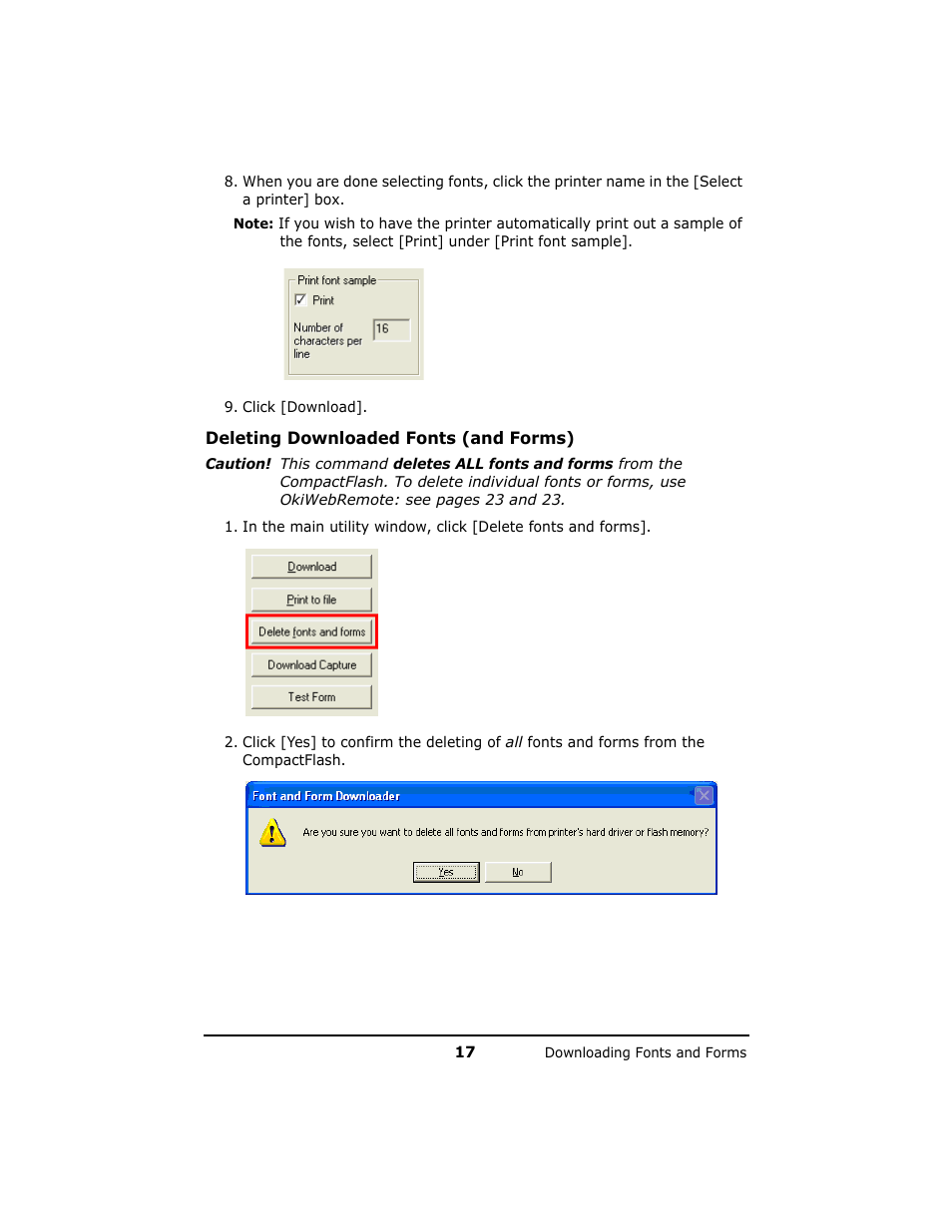 Oki B 6200n User Manual | Page 17 / 32